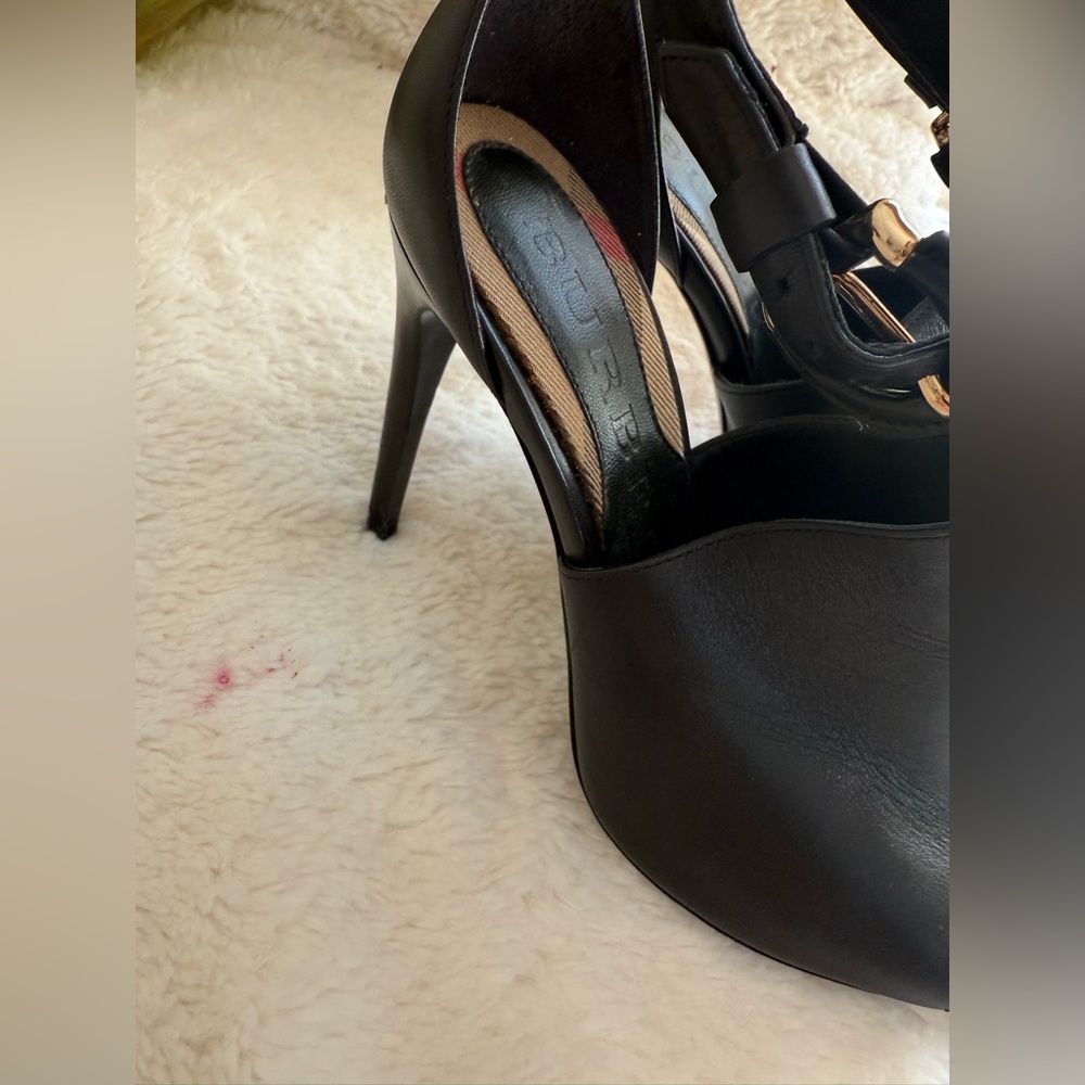 Burberry Black Heeled Sandals - Picture 7 of 10